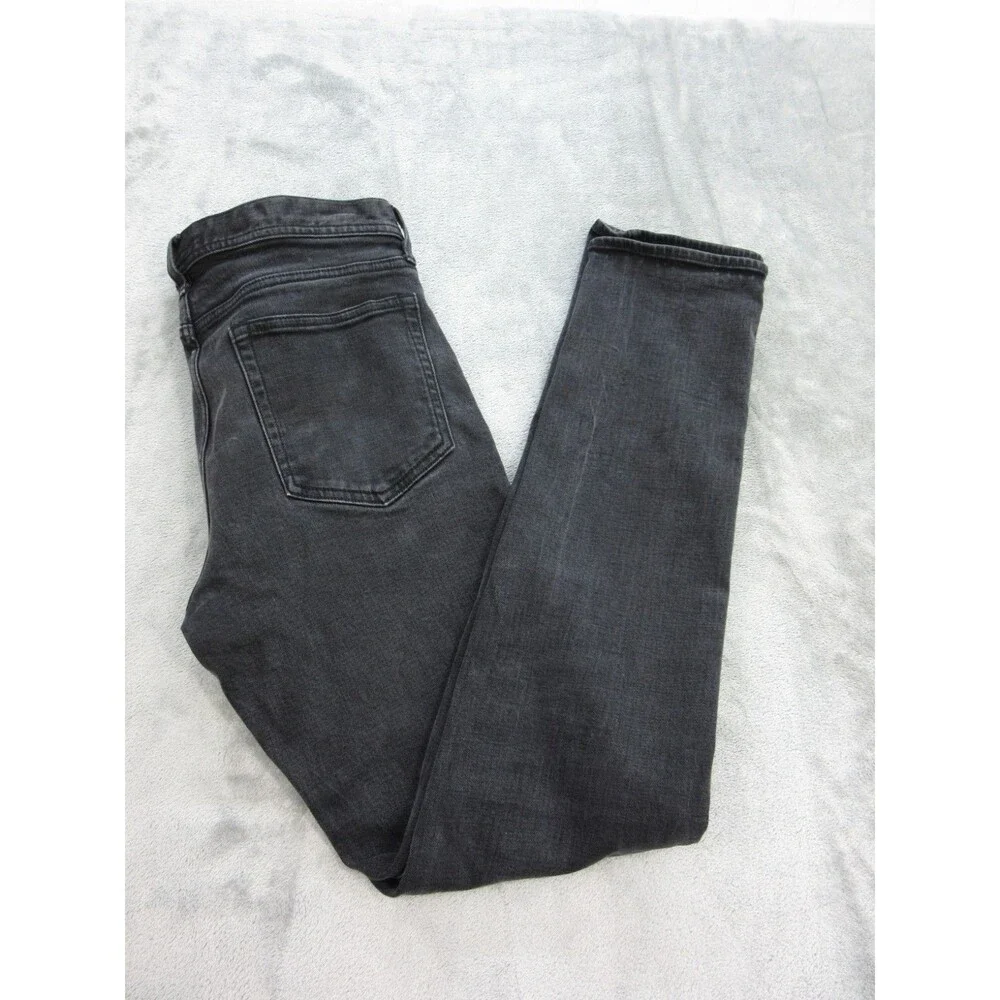 J. Crew Mercantile Flex Jeans Men's 32x34 (Actual 31x32) Black Straight Leg